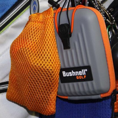 Free Cigar Balls carry bag made from nylon mesh with room for your torch lighter and cigar cutter.