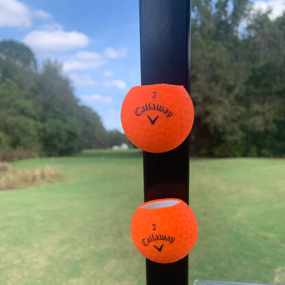 Orange Callaway 2 Matching Pair Cigar Balls