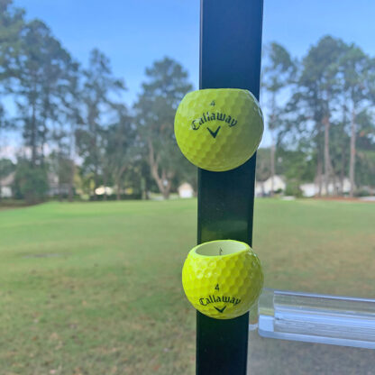 Yellow Callaway Pair of Cigar Balls