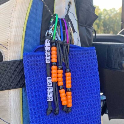 Multiple orange Cigar Balls Stroke Tracker